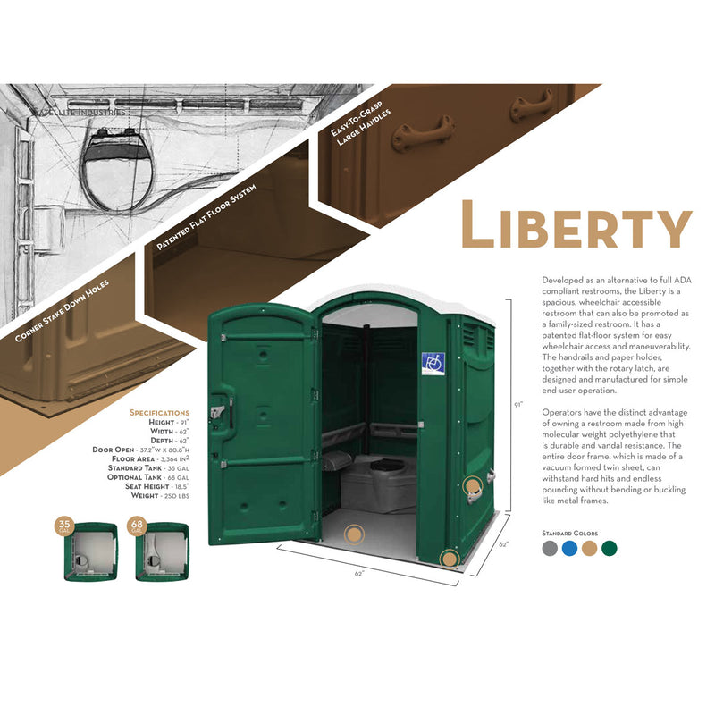 Satellite Liberty Portable Restroom (Liberty 1)