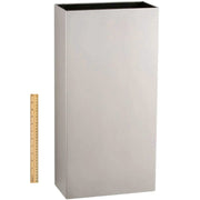 Bobrick B-9279 Fino Waste Receptacle, 6 Gallon Capacity