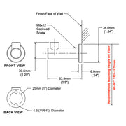 Bobrick B-9542 Fino Coat Hook