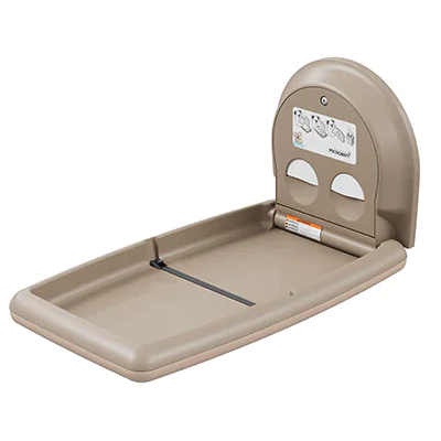 Koala Kare KB301-00 Beige Vertical Baby Changing Station, Surface-Mounted