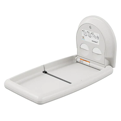 Koala Kare KB301-05 White Granite Vertical Baby Changing Station, Surface-Mounted