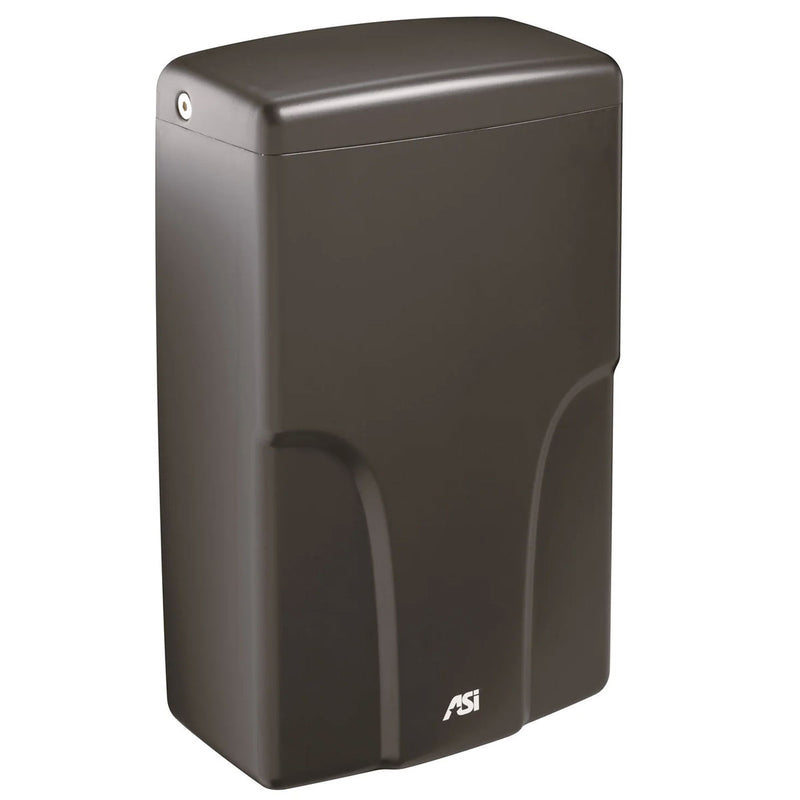 ASI 0196-1-41 TURBO-Pro - Automatic High Speed Hand Dryer (120V) HEPA Filter, Matte Black, Surface Mounted ADA