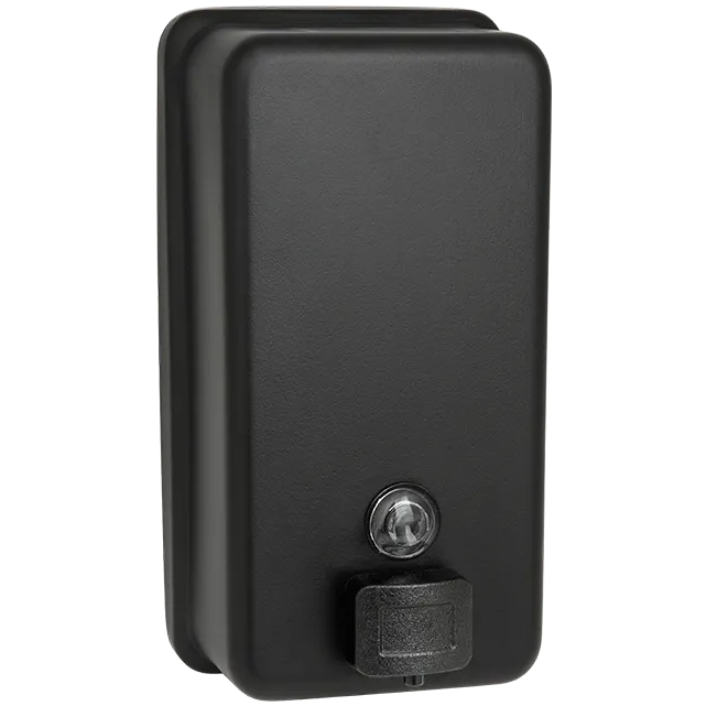 ASI 0347-41 Soap Dispenser - Liquid, Vertical Valve - Matte Black - 40 oz. - Surface Mounted