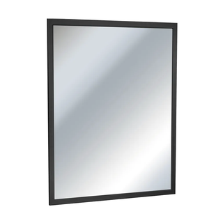 ASI 0600-1836-41 (18 x 36) Inter-Lok Mirror 18X36 PG - Matte Black, 18” W x 36” H