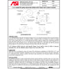 ASI 3801-36-41 (36 x 1.5) Snap Flange, Matte Black, Straight Grab Bar, 36