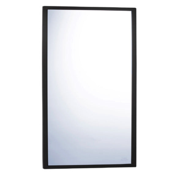 Bobrick 290.MBLK (24 x 48) 2448 290, Welded-Frame Mirrors, Matte Black, 24