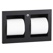 Bobrick 35883.MBLK Matte Black Trimline Recessed Toilet Tissue Dispenser