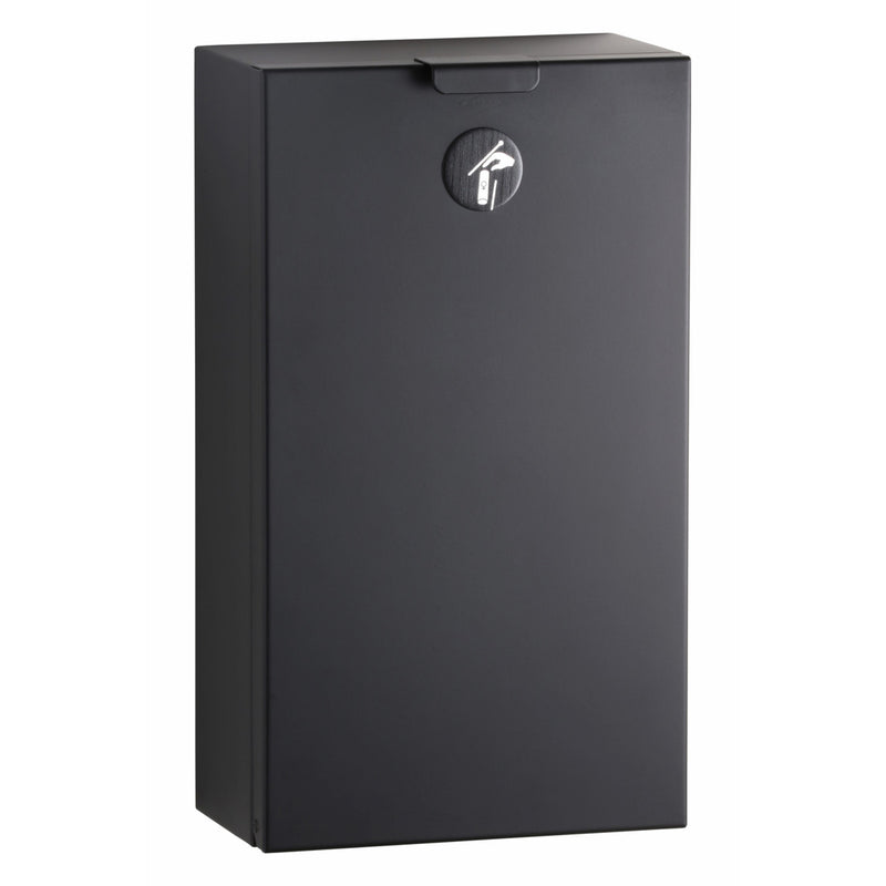 Bobrick B-35139.MBLK Matte Black Surface Mount Napkin Disposal