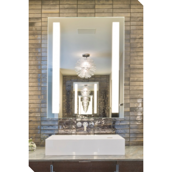Meek Mirrors (24 x 36) Sidelit Rectangle at Edge LED Mirror 24" X 36" - ML5300W 2436