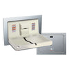 ASI 9018 Baby Changing Station - Horizontal - Stainless Steel - Recessed