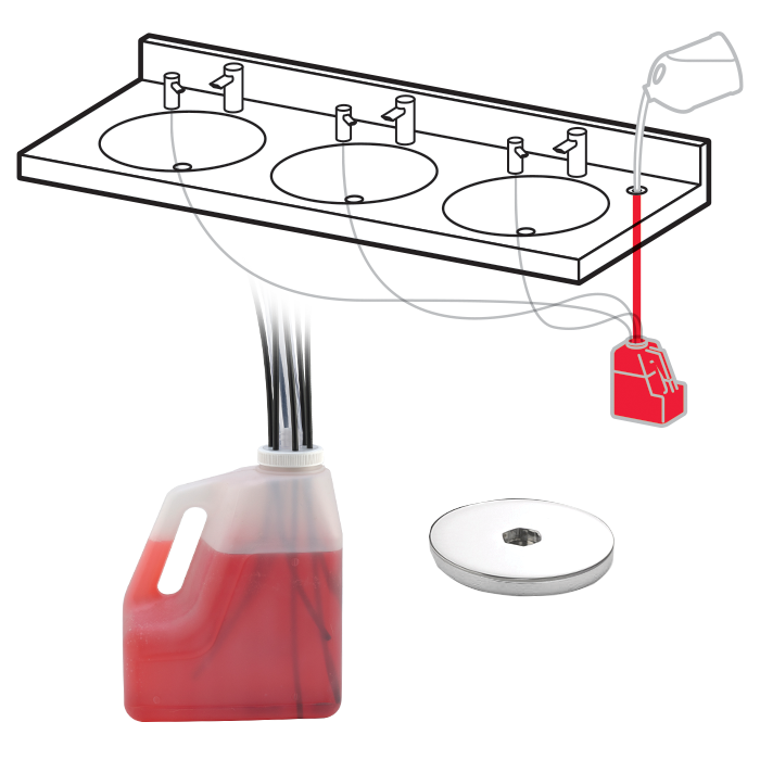 ASI 0390-R-MASTER EZ Fill - Remote Control Master - Soap & Water