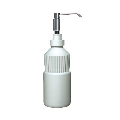 ASI 0336 Manual Soap Dispenser - Foam - 4" Spout - Stainless Steel - 34 oz. - Vanity Mounted