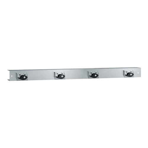 ASI 0796-4 Mop Rack - 4 Holders - 36" - Surface Mounted