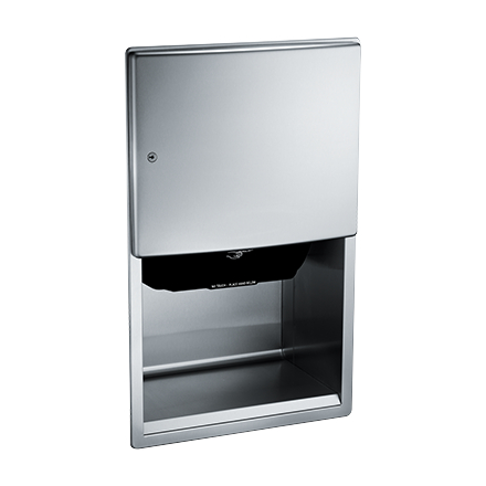 ASI 204523AC Roval - Auto Paper Towel Dispenser - Roll - (110-240V) - Recessed