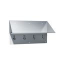 ASI 128-1 Security Bookshelf & Clothes Hook - Front Mount - Surface Mounted