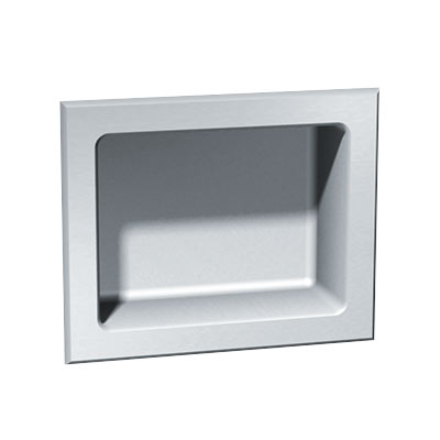 ASI 140 Security Soap Dish - Chase Mount - Recessed