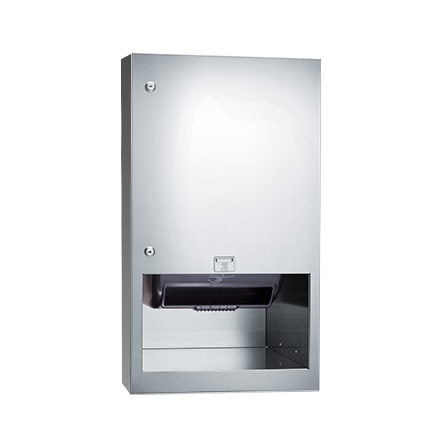 ASI 645210A-6 Simplicity - Auto Paper Towel Dispenser - Roll - Battery - Semi-Recessed