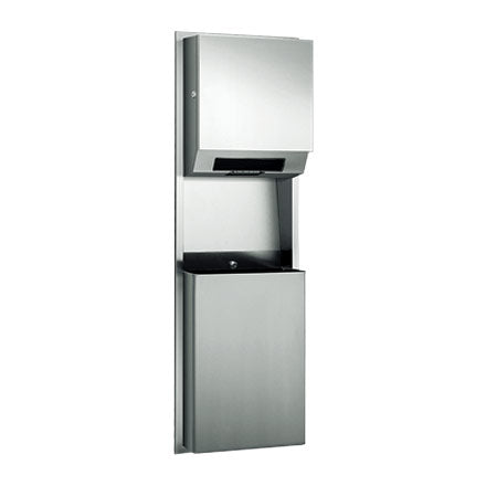 ASI 646924AC Simplicity - Auto Paper Towel Dispenser & Waste Receptacle - Roll - (110-240V) - 12 gal. - Recessed