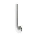 ASI 3801-24AW Snap Flange (1-1/2" O.D) White Antimicrobial Powder Coated Finish - Straight Grab Bar, 24"