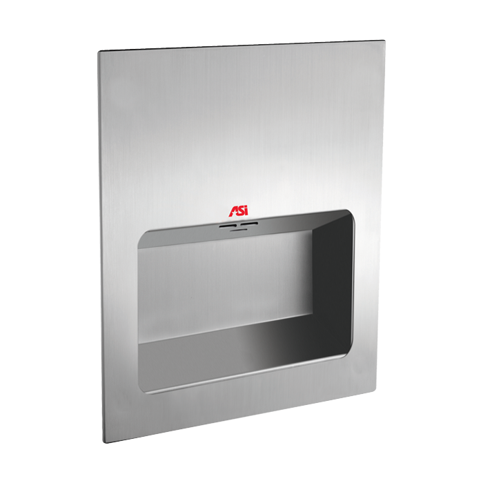 ASI 0135-2 TURBO-Tuff - Automatic High-Speed Hand Dryer (208-240V) Satin Stainless, Recessed ADA