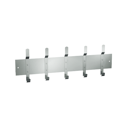 ASI 1307-5 Utility Hook Strip - 5 Hooks - 46"L - Surface Mounted