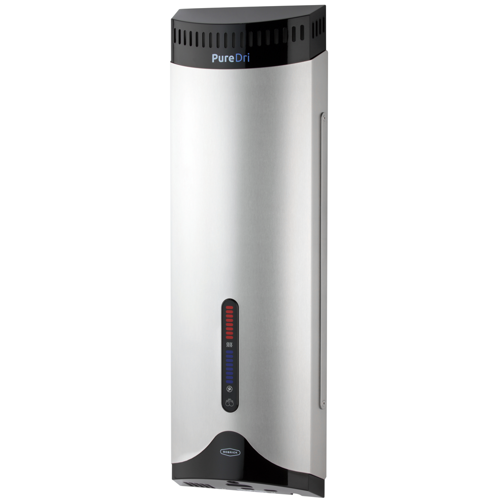 Bobrick PureDri Sanitizing Hand Dryer, 110/240 Volts, 50/60 Hz - B-9100