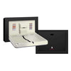 ASI 9018-9-41 Baby Changing Station, Horizontal - Stainless Steel, Surface Mounted, Matte Black