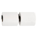Bobrick 9547.MBLK FINO Toilet Roll Holder, Double, Matte Black Finish