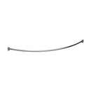 Ponte Giulio Round Curved Shower Curtain Rod, 60", Satin - C41FGM01N1