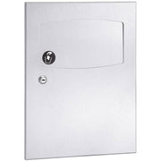 Bradley 4737 Commercial Restroom Sanitary Napkin Disposal, Recessed-Mounted, Stainless Steel - TotalRestroom.com