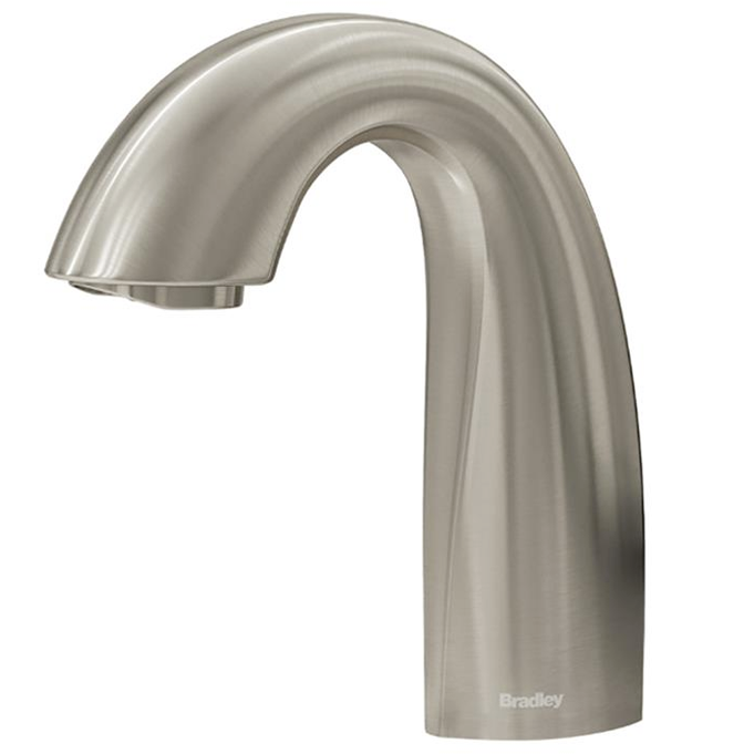 Bradley (S53-3100) RL3-BN Touchless Counter Mounted Sensor Faucet, .35 GPM, Brushed Nickel, Crestt Series