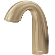 Bradley (S53-3100) RL3-BR Touchless Counter Mounted Sensor Faucet, .35 GPM, Brushed Brass, Crestt Series