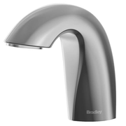 Bradley (6-3100) RFT-PC Touchless Counter Mounted Sensor Soap Dispenser, Polished Chrome, Crestt Series