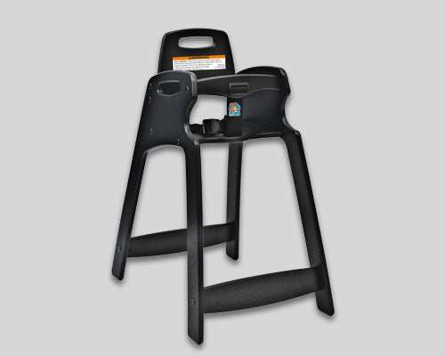 Koala Kare ECO Plastic HC (Black) Unassembled High Chair - KB833-02-KD