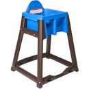 Koala Kare KidSitter Brown Legs/Blue Seat High Chair - KB966-04