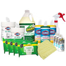 Clorox Wipes Mega Kit 4.0 w/ Hand Sanitizer, Disinfectant Wipes, Odoban Concentrated Disinfectant & Spray Bottle - WSK-8 - TotalRestroom.com