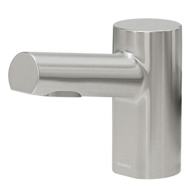 Bradley (6-3300) RLT-BS Touchless Counter Mounted Sensor Soap Dispenser, Brushed Stainless, Metro Series
