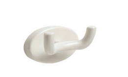 Ponte Giulio Double Robe Hook, 2" x 1" x 1" - F17AKN04