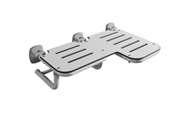 Ponte Giulio L-Shaped Double Folding Shower Seat, Left, 22.5”x 31.5” - G25JDL29