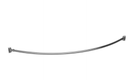 Ponte Giulio Curved Shower Curtain Rod, 72",  Satin, Round - C41FGM02N1