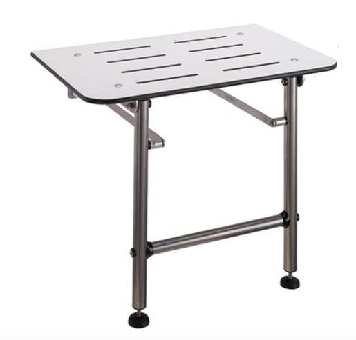 Ponte Giulio Rectangular Folding Shower Seat, 22"-G56UHS01N1