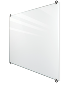 ASI Frameless Glass Magnetic Glass Markerboard Edge Grip 3' X 4' Mag, Length: 49" X Width: 37" - 980830304