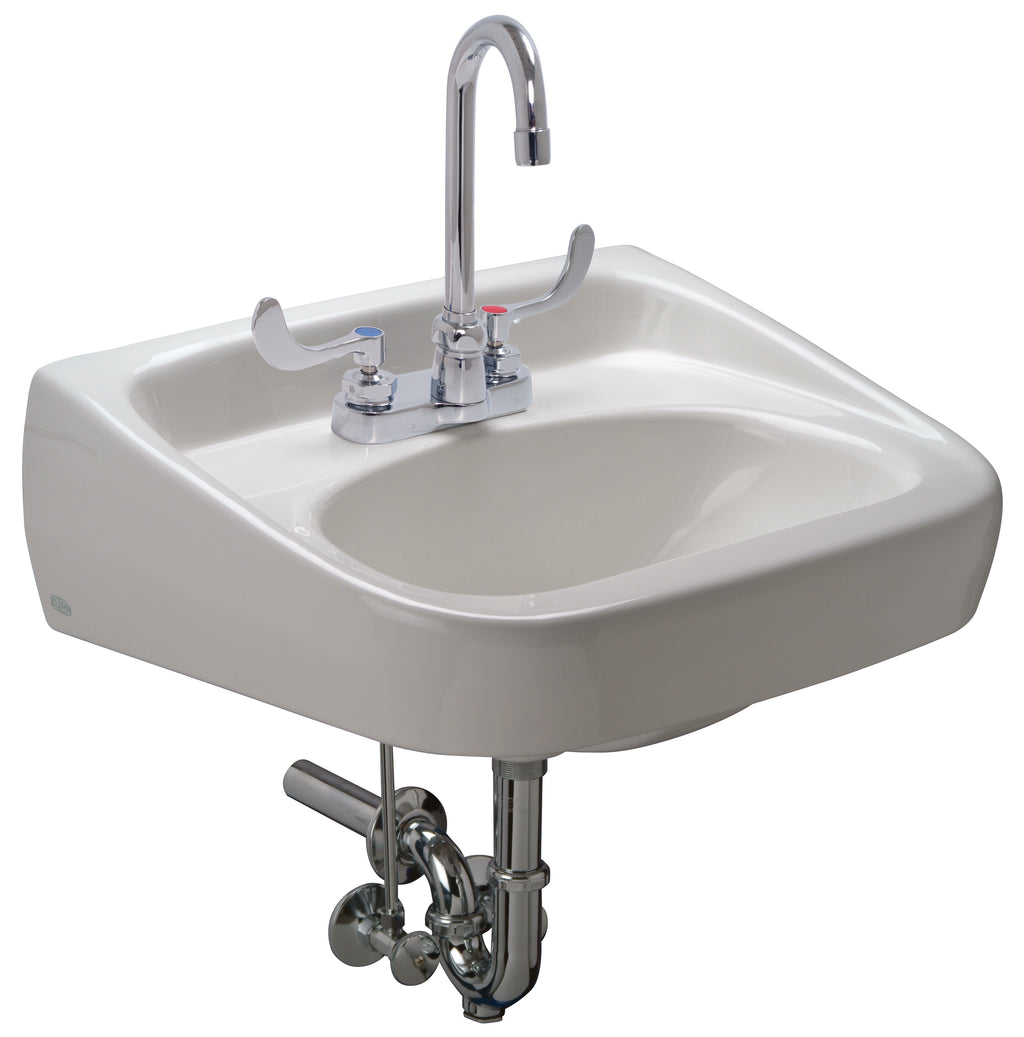 Zurn Z.UR2.M One Manual Urinal System - Includes 0.5 GPF Flush Valve & All Parts
