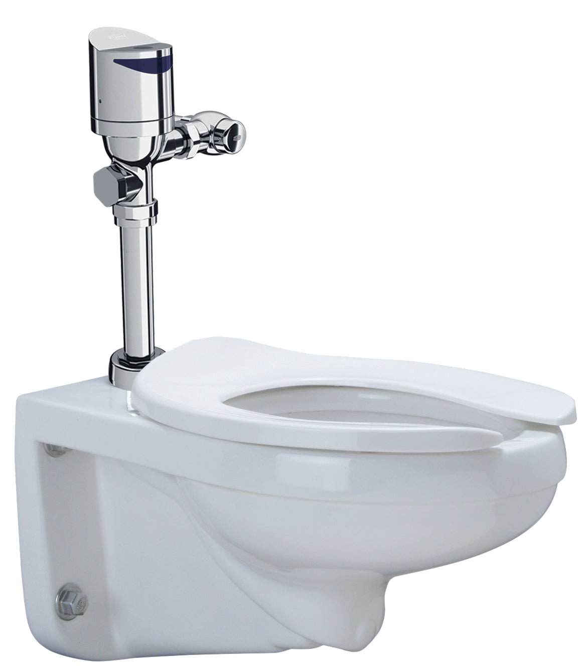 Zurn Z.WC2.S.TM Zurn One Sensor Wall Hung Toilet System with Top Mount 1.28 GPF Battery Powered Flush Valve