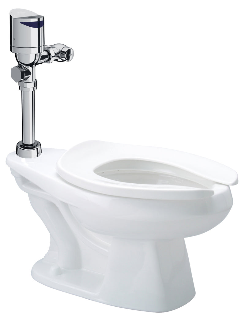 Zurn Z.WC5.S.TM Zurn One Sensor Floor Mounted Toilet System with Top Mount 1.28 GPF Battery Powered Flush Valve and 14" Height