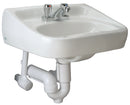 Zurn Z.L7.M Zurn One Manual Hand Washing System, 20” x 18” Wall Hung Lavatory with 0.5 GPM, Centerset," Metering Faucet