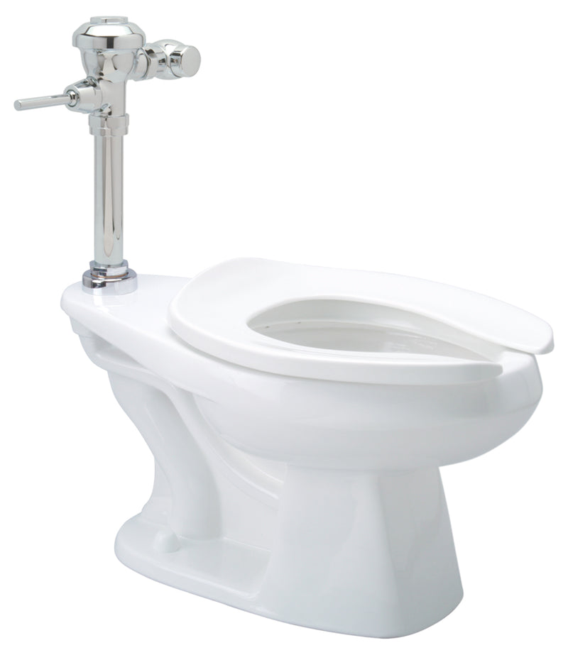 Zurn Z.WC3.AM Zurn One Manual Floor Mounted ADA Height Toilet System with 1.1 GPF Flush Valve