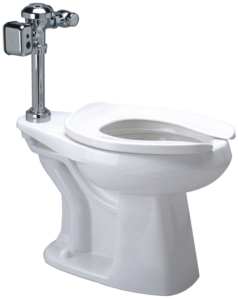 Zurn Z.WC3.AS Zurn One Sensor Floor Mounted ADA Height Toilet System with 1.1 GPF Battery Powered Flush Valve