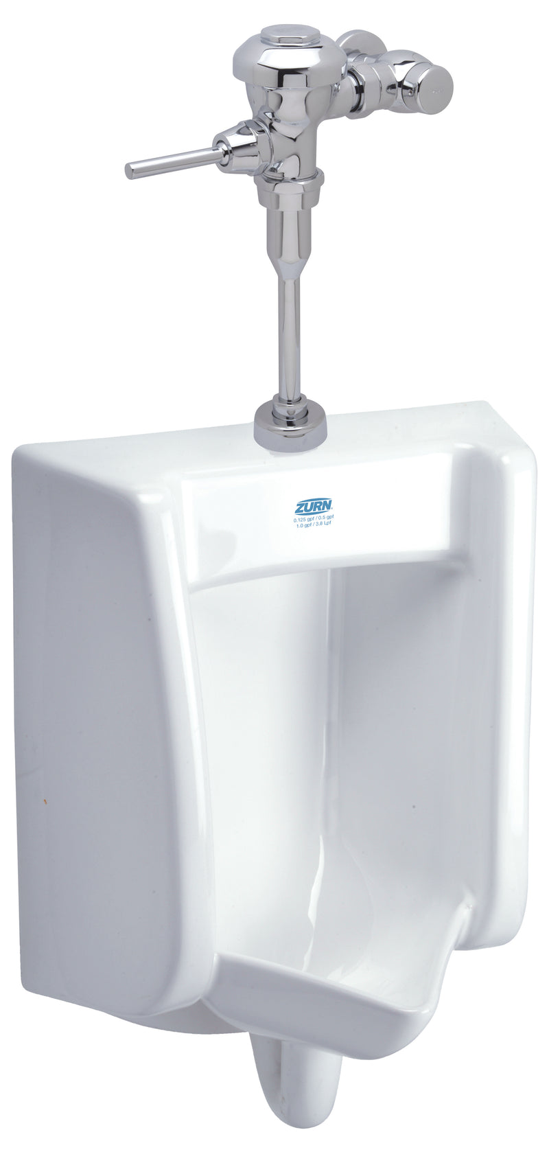 Zurn Z.UR1.M Zurn One Manual Urinal System with 0.125 GPF Flush Valve