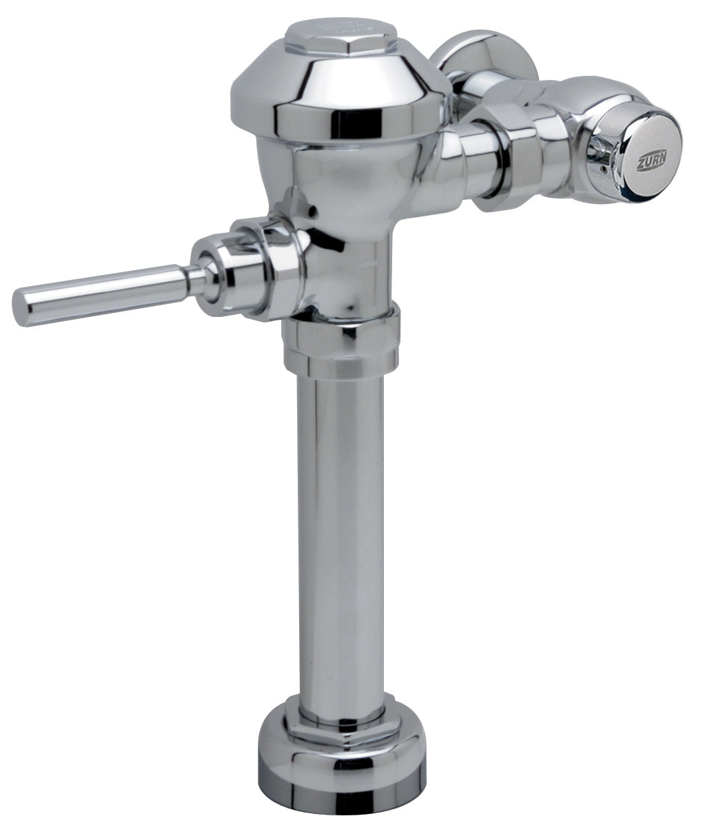 Zurn Z6000-WS1-VC-YB-YC Aquaflush Exposed Manual Diaphragm Flush Valve -1.6/1.1 gpf Dual-Flush Function, Stop Cover, and Sweat Solder Kit